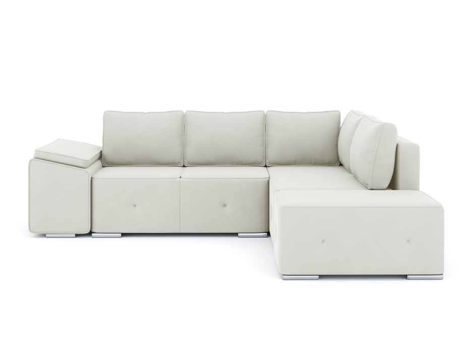 Диваны угловые в гостиную, Диван-кровать угловой Хавьер  ПБ еврокнижка, велюр