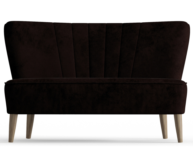 Дизайнерские диваны для гостиной, Диван прямой Зола, Велюр