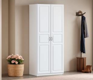 Шкаф двухдверный Макс 1000 мм, вариант №5 (ЛДСП/МДФ)