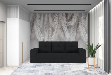 Диван-кровать еврокнижка Леос НПБ, велюр