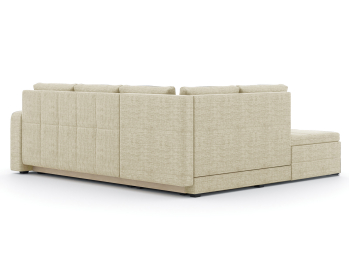 Диван-кровать угловой еврокнижка Бромен, рогожка Люкс