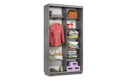 Шкаф-купе Премьер Лайт МИНИ 01 (08;11) двухдверный