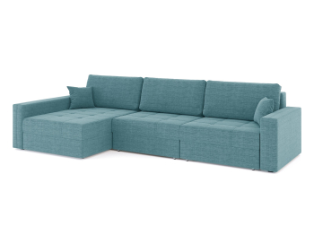 Диван-кровать угловой Брест 3 секции еврокнижка, рогожка