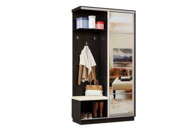 Прихожая Премьер 01 Лайт 11 Левая Мягкая