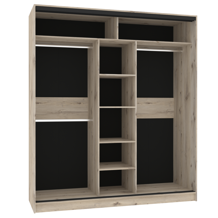 Шкафы-купе, Шкаф-купе 3-дв  Домашний 2000 лдсп/лдсп  (в2295*ш2000*г595)