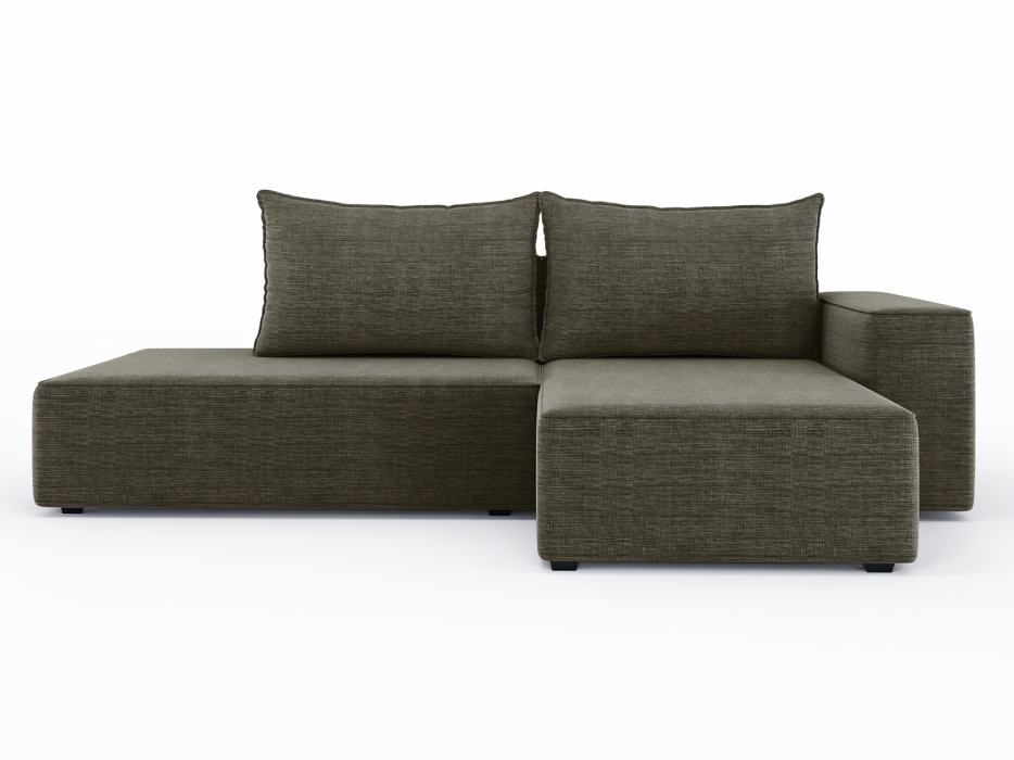 Диваны угловые в гостиную, Диван-кровать угловой Кензо еврокнижка, рогожка Люкс