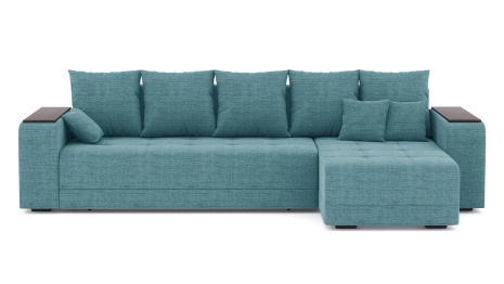 Диван-кровать угловой Дубай еврокнижка, рогожка