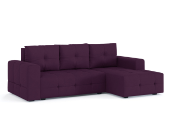 Диван-кровать угловой Прадо, еврокнижка, велюр
