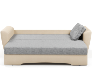 Диван-кровать прямой Амстердам еврокнижка,рогожка+экокожа