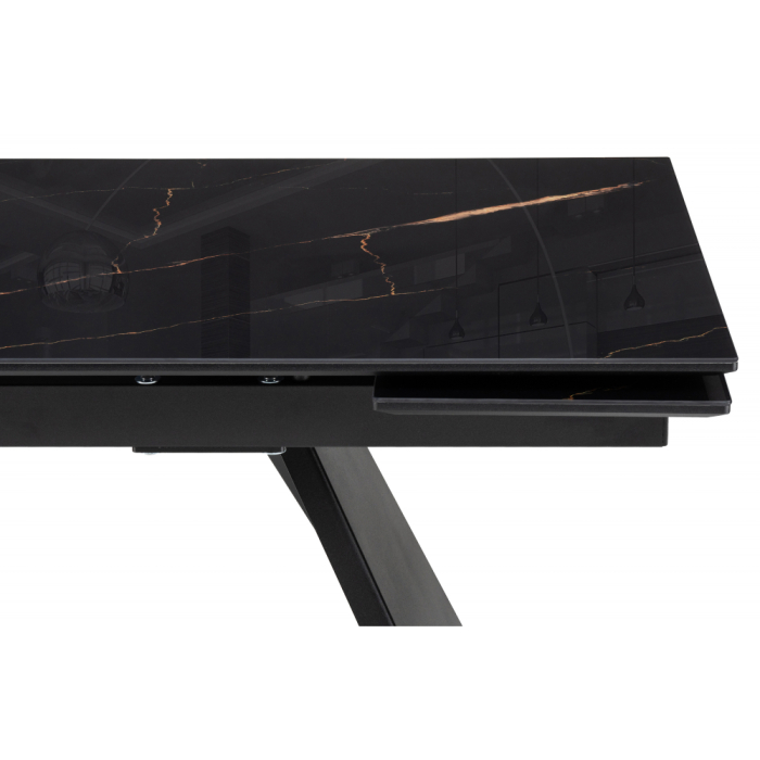 Обеденные столы, Стеклянный стол Хорсборо 140(200)х80х79