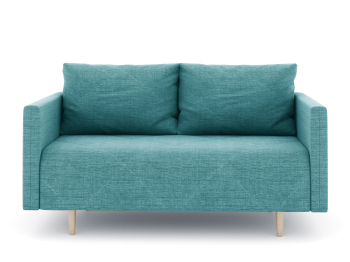 Диван прямой нераскладной Милли мини 2-х  местный с подлокотниками, рогожка