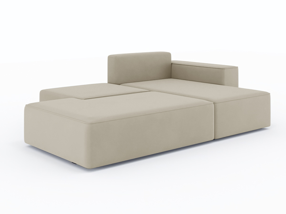 Диваны угловые в гостиную, Диван-кровать угловой Кензо еврокнижка, велюр