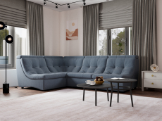 Диваны угловые в гостиную, Угловой Диван Монако-3 ППУ, велюр