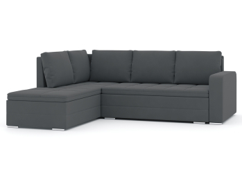 Диван-кровать угловой еврокнижка Бромен, рогожка