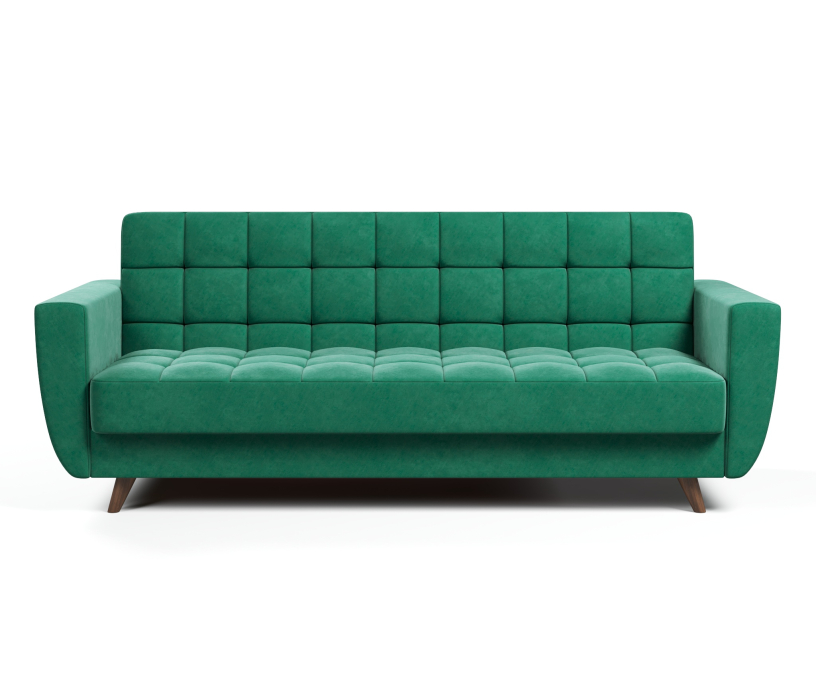 Диваны с ящиком для белья, Диван-кровать Корсика, книжка, велюр