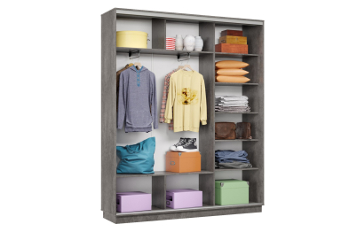 Шкаф-купе Премьер Лайт 23 (11;08;11) трехдверный