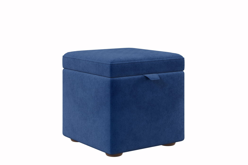 Пуф в прихожую, Пуф 01 мягкий 45*45*45 с подъемным механизмом велюр