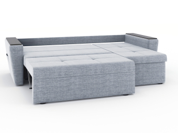 Диван-кровать угловой Дубай Майами еврокнижка трехсекционная, рогожка Люкс