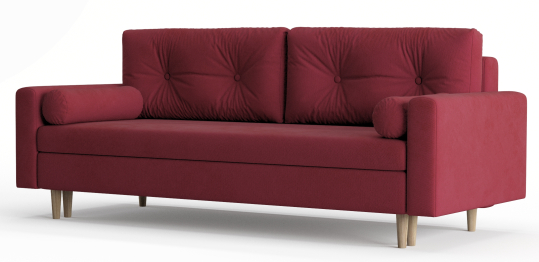 Диван-кровать Таврида, пружинный блок, велюр