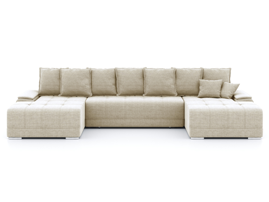 Гостиная, Диван-кровать П-образный Нордвикс, рогожка Люкс