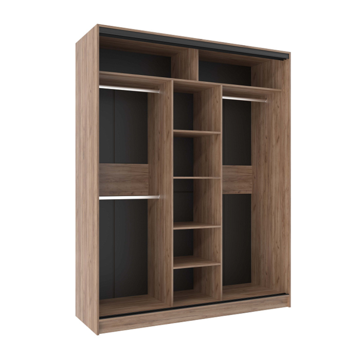 Шкафы-купе, Шкаф-купе 3-дв  Домашний 1800 лдсп/лдсп  (в2295*ш1800*г595)