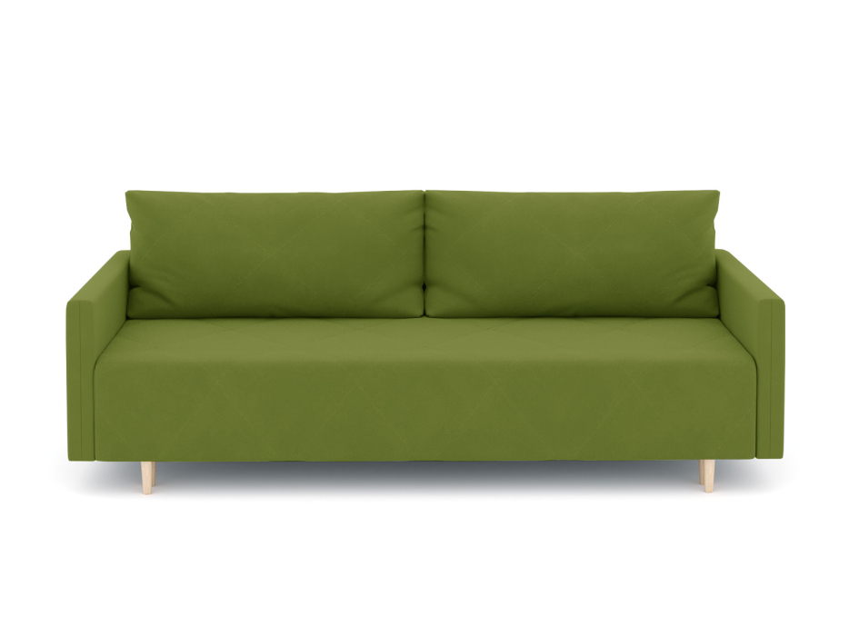 Диваны еврокнижки, Диван-кровать Милли с подлокотниками, велюр