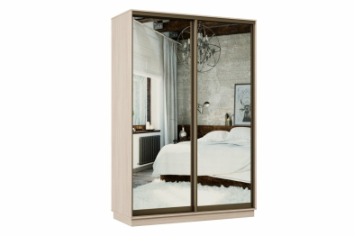 Шкаф-купе Премьер 12 ясень шимо светлый