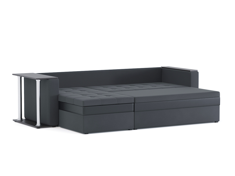 Диваны угловые в гостиную, Диван-кровать угловой Атланта со столом дельфин, велюр