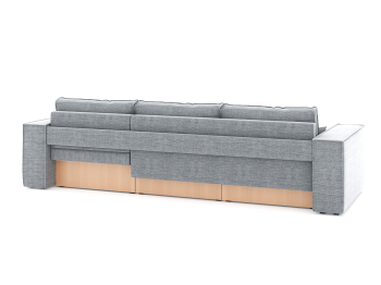 Диван-кровать угловой Фостер Лофт, еврокнижка рогожка