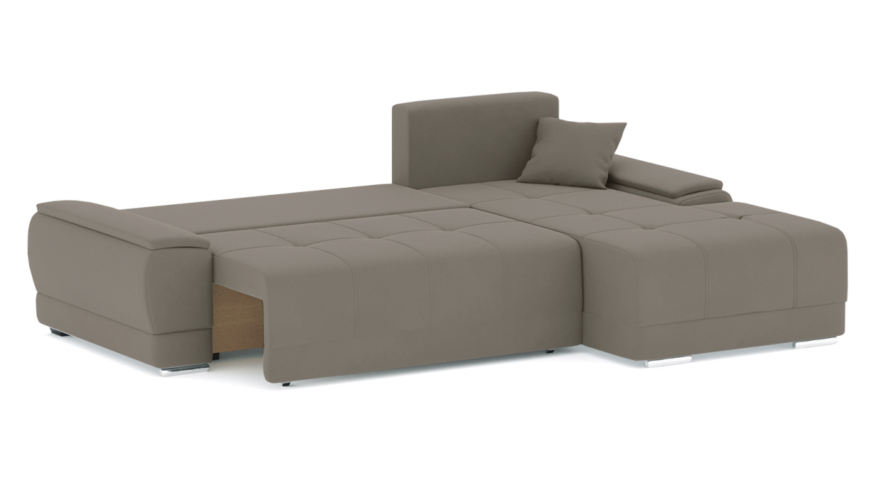 Диваны угловые в гостиную, Диван-кровать угловой Нордвикс Мини, велюр