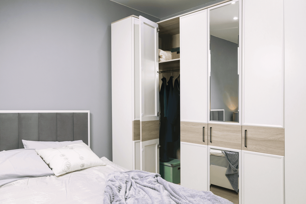 Шкафы одностворчатые, Модульная система AURELIO (модуль 61) Шкаф для одежды и белья 1-дв