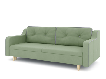 Диван-кровать еврокнижка-пантограф Оникс, велюр