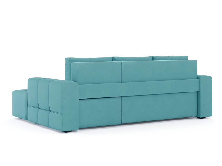 Диваны угловые в гостиную, Диван-кровать угловой Прадо, еврокнижка, велюр