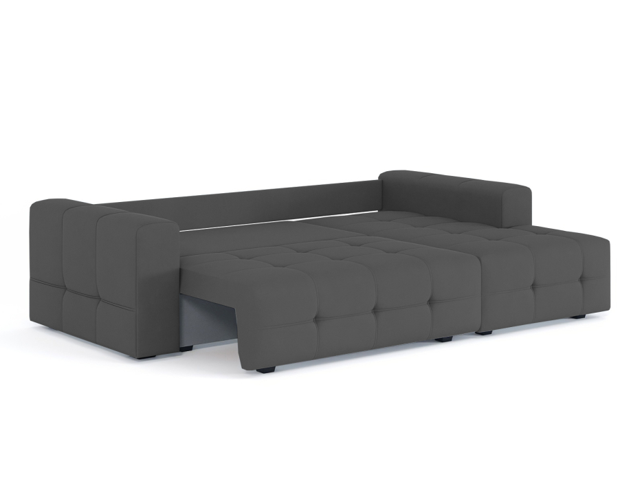 Диваны угловые в гостиную, Диван-кровать угловой Прадо, еврокнижка, велюр