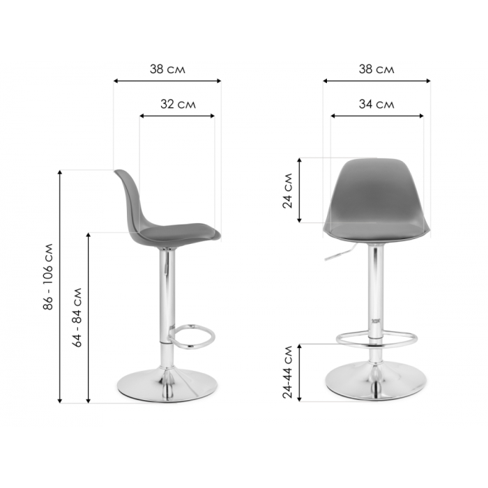 Стулья, Барный стул Soft