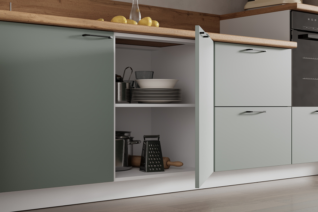 Кухня, КГ Угловой 1500*2250 (без пм) Эмаль, Лизет РМ в.5