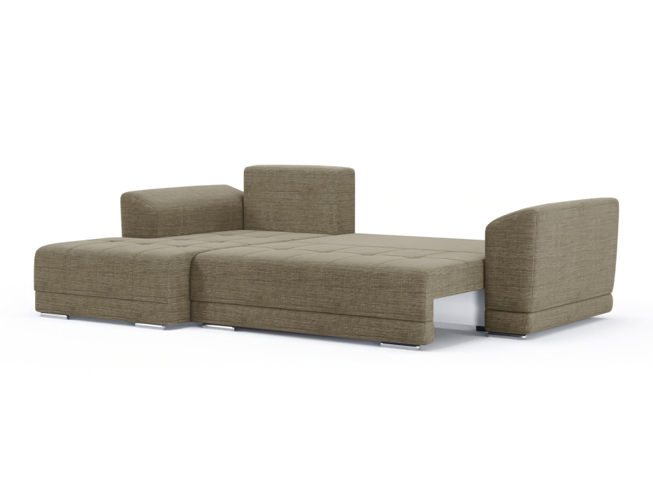 Диваны угловые в гостиную, Диван-кровать угловой Рентон еврокнижка, рогожка Люкс