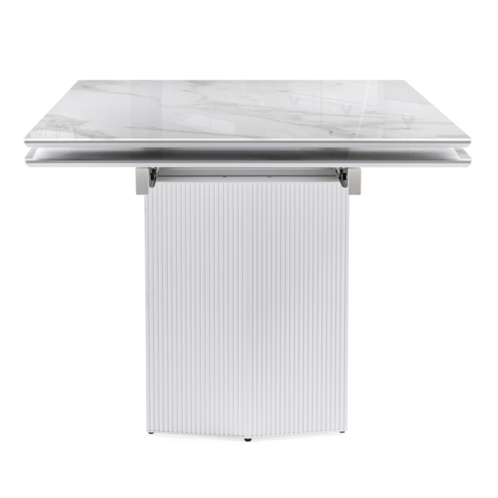 Обеденные столы, Стеклянный стол Монерон 200(260)х100х77