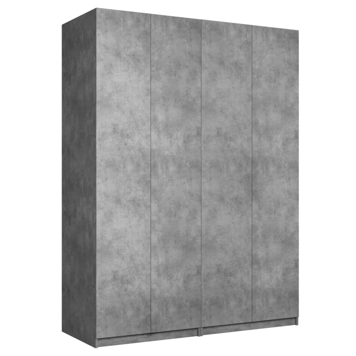 Шкафы распашные, Шкаф распашной Е1 Локер 162х52.5х220 см,с двумя комплектами полок и двумя модулями