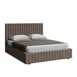 Кровать односпальная Болонья велюр с ПМ 90х200 см