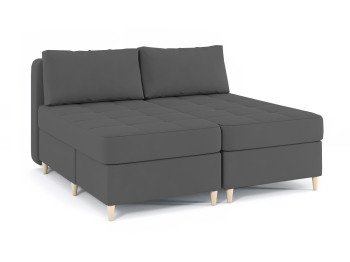 Диван-кровать угловой Оливер 2 еврокнижка-трансформер, велюр