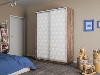 Шкаф-купе Экспресс 2-х дверный Фотопечать Калейдоскоп Стекла 140х60х220