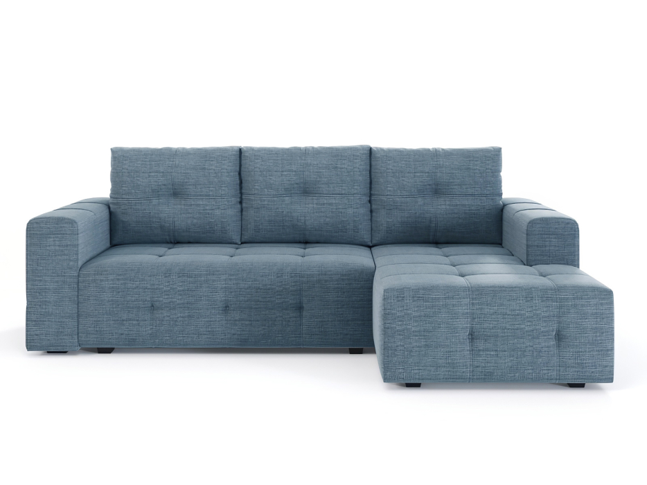 Диваны угловые в гостиную, Диван-кровать угловой Прадо, еврокнижка, рогожка Люкс