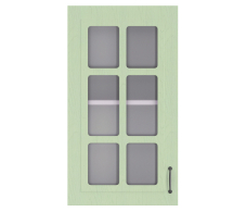 Фасады, Регина фасад для шкафа навесного со стеклом 40х71 см