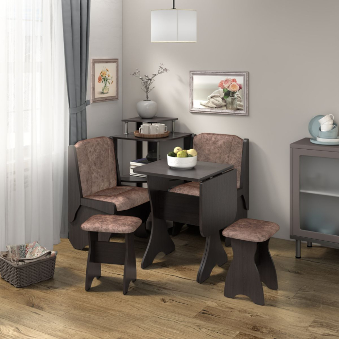 Кухонные уголки, ЛОТОС Скамья 550 Комплектация№4 Велюр