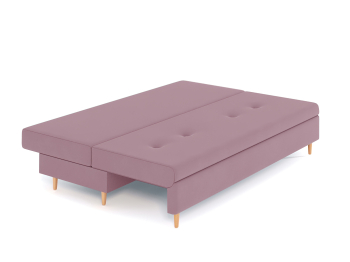 Диван-кровать Белфаст без подлоктоников еврокнижка, велюр