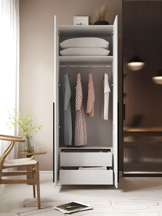 Шкафы двухстворчатые, Шкаф распашной София 2200х800х520 мм