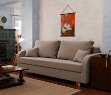 Диваны еврокнижки, Прямой диван Оазис,еврокнижка,велюр