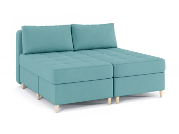 Диван-кровать угловой Оливер 2 еврокнижка-трансформер, велюр