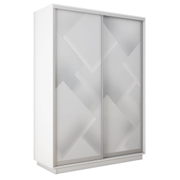 Шкаф-купе Экспресс 2-х дверный Фотопечать Квадрат Стекла 140х45х220